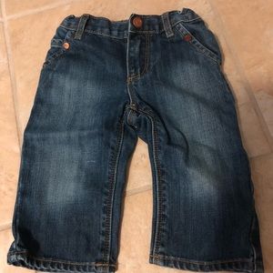 Peek baby 6-12 mo dark jeans